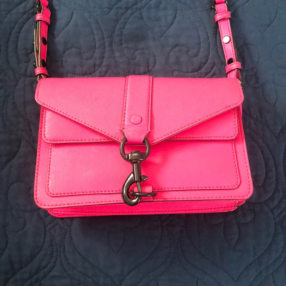 Rebecca Minkoff Saffiano Leather Crossbody Bag